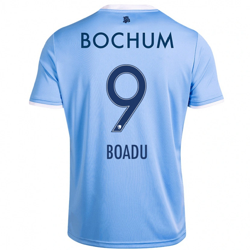 Danxen Herren Myron Boadu #9 Himmelblau Auswärtstrikot Trikot 2024/25 T-Shirt