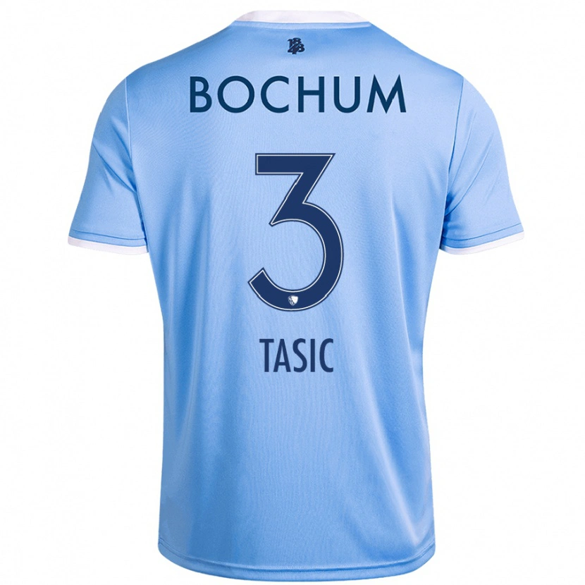 Danxen Herren Stevan Tasic #3 Himmelblau Auswärtstrikot Trikot 2024/25 T-Shirt