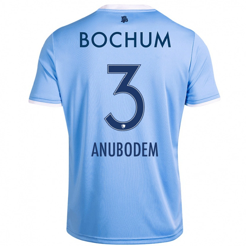 Danxen Herren Takang Anubodem #3 Himmelblau Auswärtstrikot Trikot 2024/25 T-Shirt
