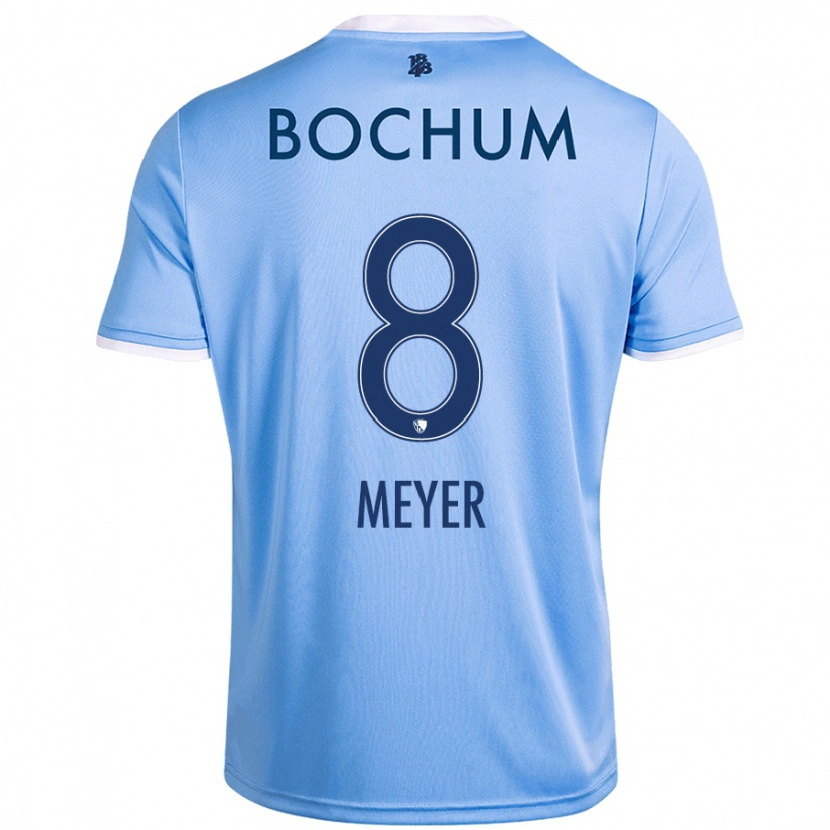 Danxen Herren Tom Meyer #8 Himmelblau Auswärtstrikot Trikot 2024/25 T-Shirt