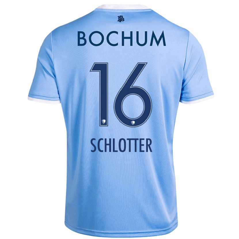 Danxen Herren Joel Schlotter #16 Himmelblau Auswärtstrikot Trikot 2024/25 T-Shirt