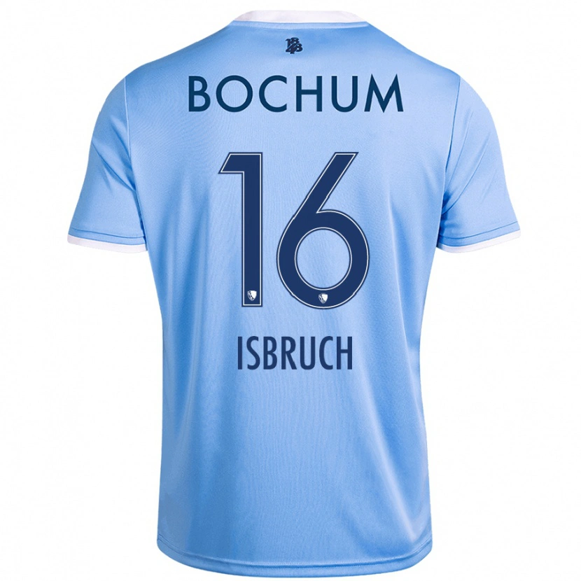 Danxen Herren L. Isbruch #16 Himmelblau Auswärtstrikot Trikot 2024/25 T-Shirt