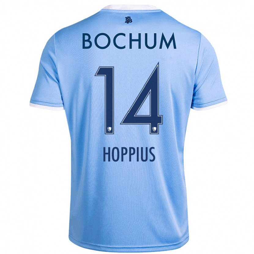 Danxen Herren Dörthe Hoppius #14 Himmelblau Auswärtstrikot Trikot 2024/25 T-Shirt
