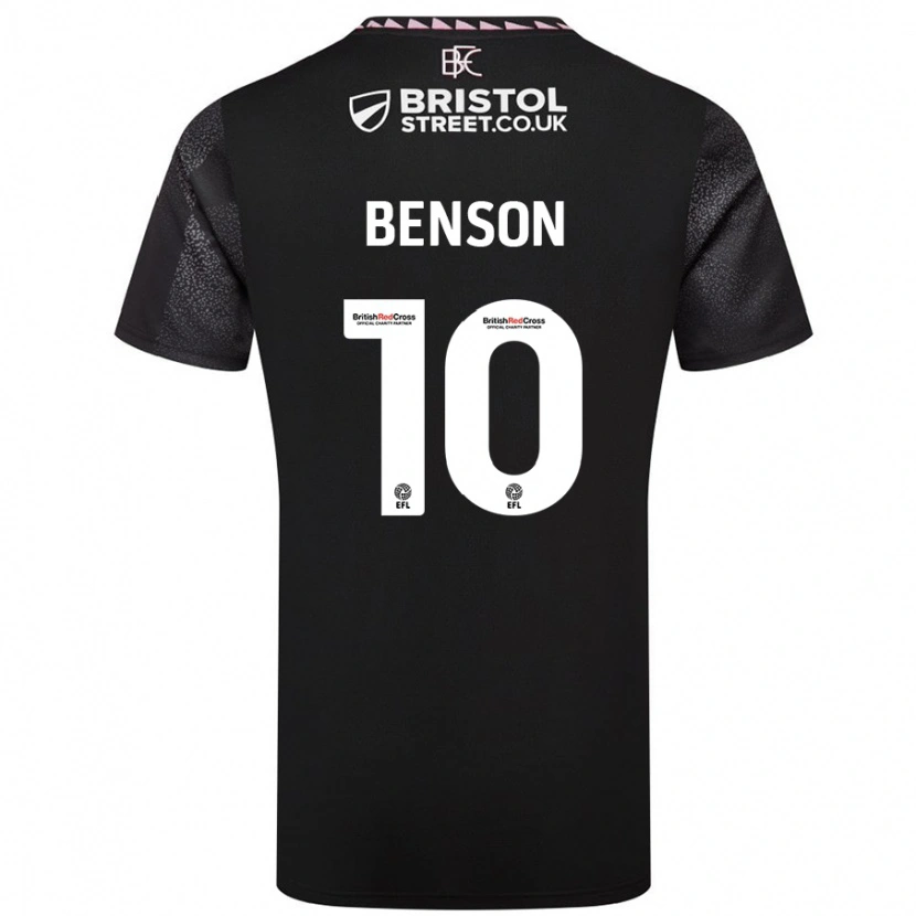 Danxen Herren Benson Manuel #10 Schwarz Auswärtstrikot Trikot 2024/25 T-Shirt