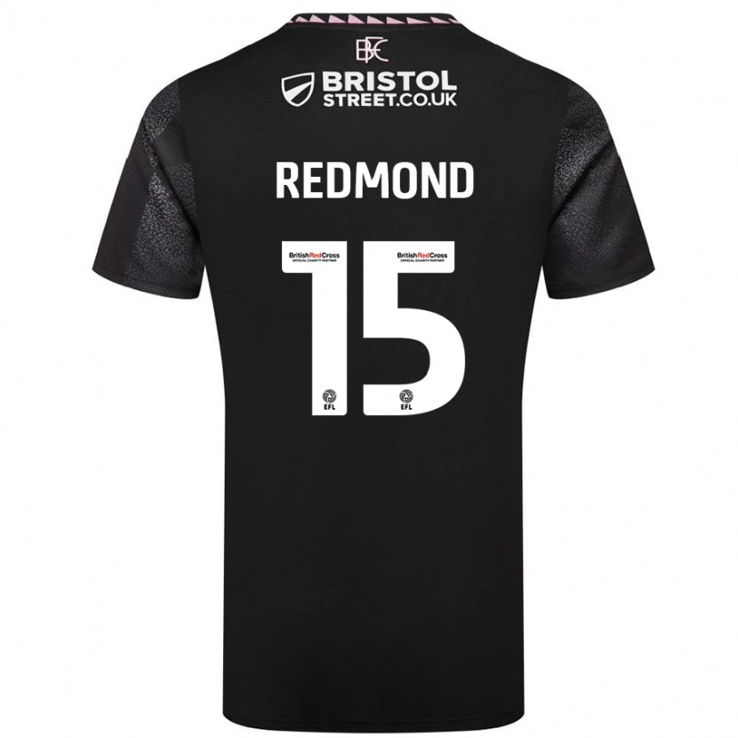 Danxen Herren Nathan Redmond #15 Schwarz Auswärtstrikot Trikot 2024/25 T-Shirt
