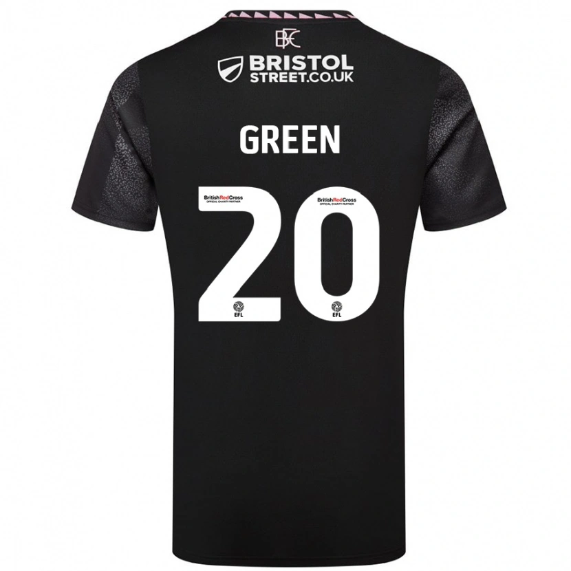 Danxen Herren Etienne Green #20 Schwarz Auswärtstrikot Trikot 2024/25 T-Shirt