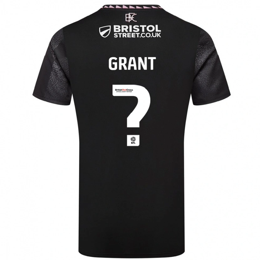 Danxen Herren Bradley Grant #0 Schwarz Auswärtstrikot Trikot 2024/25 T-Shirt