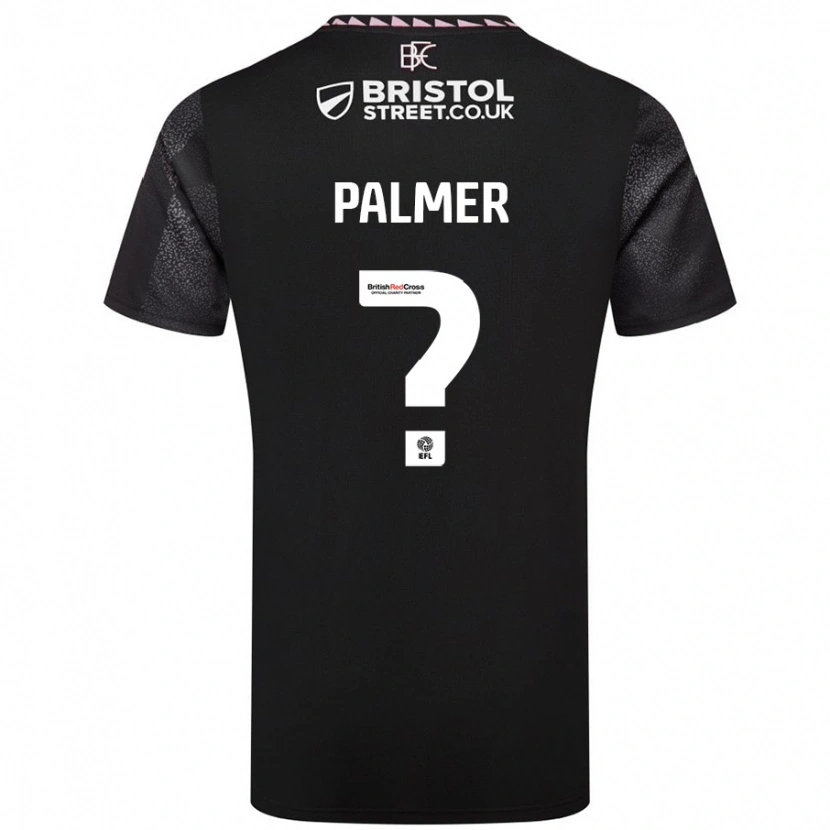 Danxen Herren Grace Palmer #0 Schwarz Auswärtstrikot Trikot 2024/25 T-Shirt