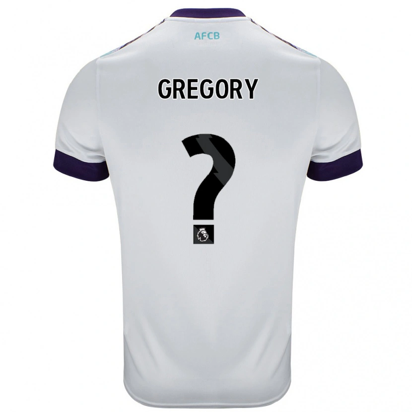 Danxen Herren Karlos Gregory #0 Weiß Grün Lila Auswärtstrikot Trikot 2024/25 T-Shirt