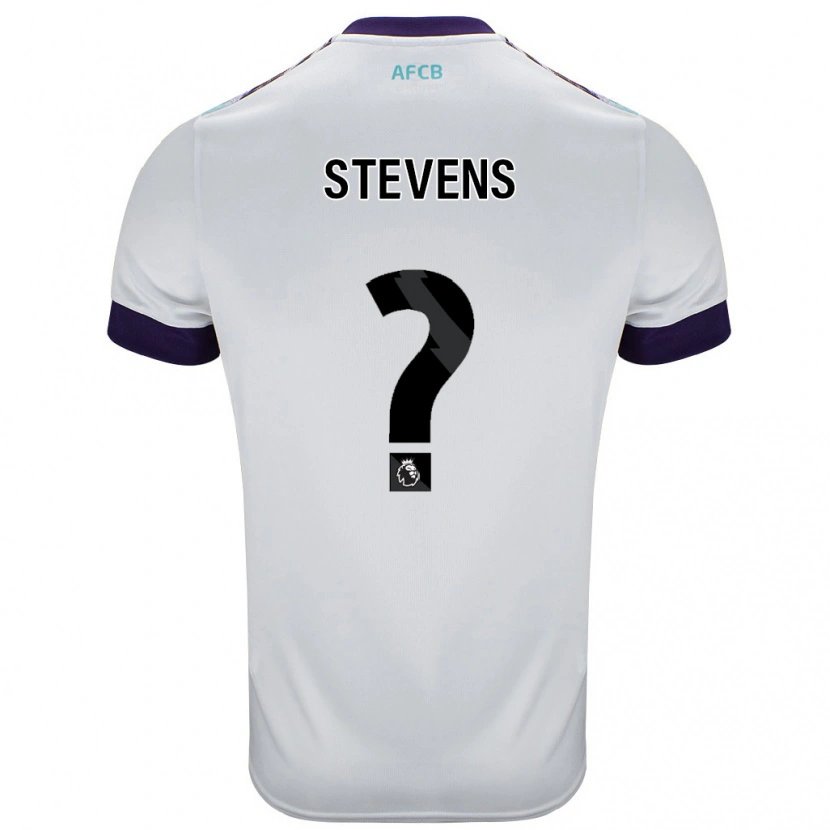 Danxen Herren Charlie Stevens #0 Weiß Grün Lila Auswärtstrikot Trikot 2024/25 T-Shirt