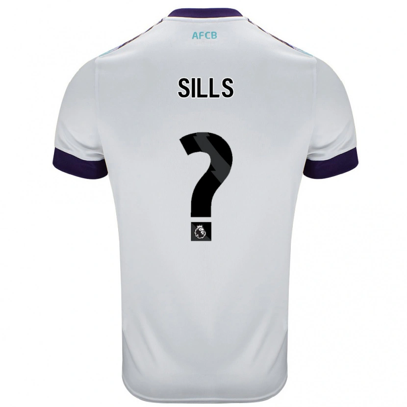 Danxen Herren Ethan Sills #0 Weiß Grün Lila Auswärtstrikot Trikot 2024/25 T-Shirt