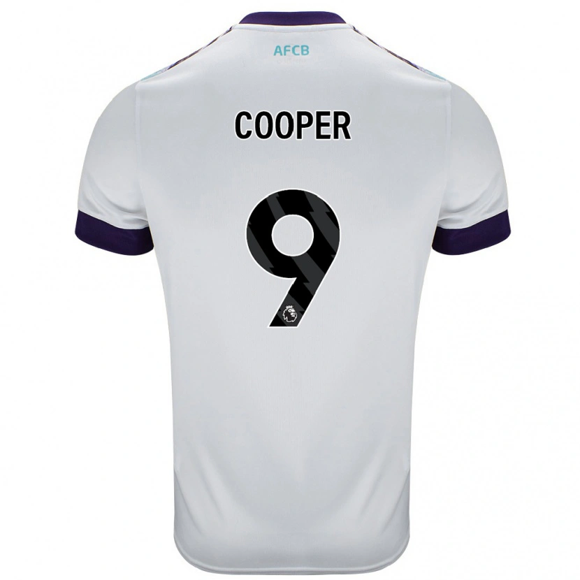 Danxen Herren Lucy Cooper #9 Weiß Grün Lila Auswärtstrikot Trikot 2024/25 T-Shirt
