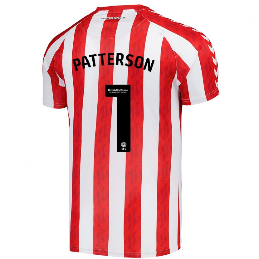 Danxen Damen Anthony Patterson #1 Rot Weiß Heimtrikot Trikot 2024/25 T-Shirt