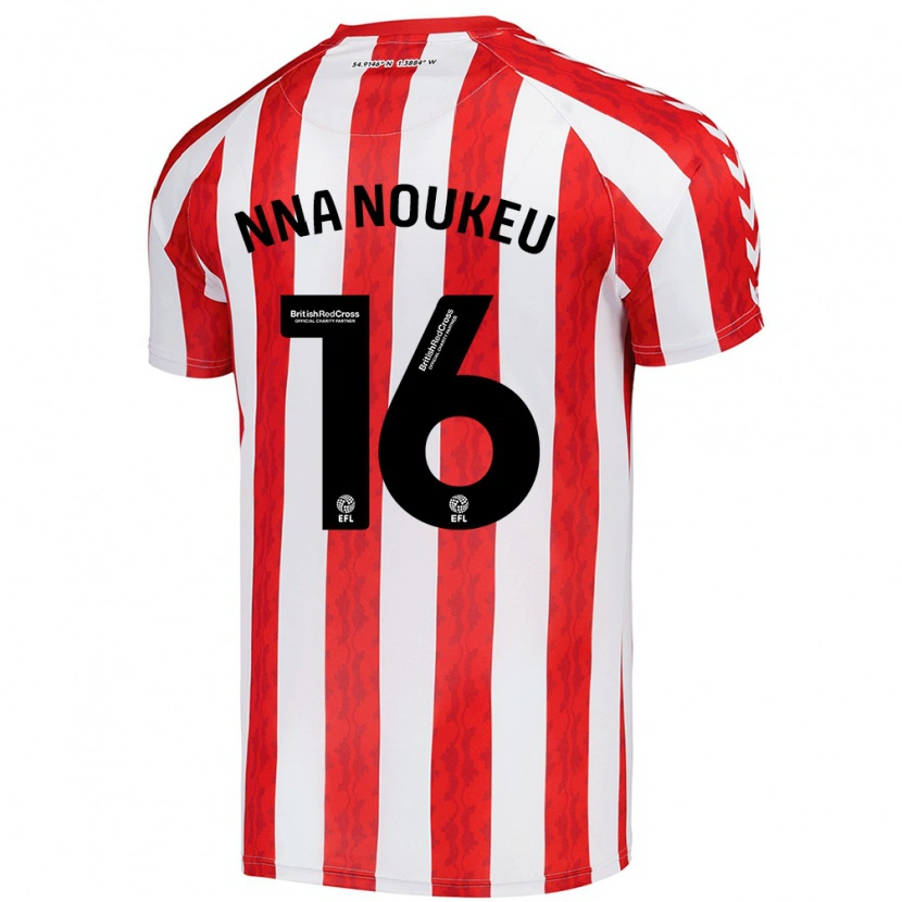 Danxen Damen Blondy Nna Noukeu #16 Rot Weiß Heimtrikot Trikot 2024/25 T-Shirt