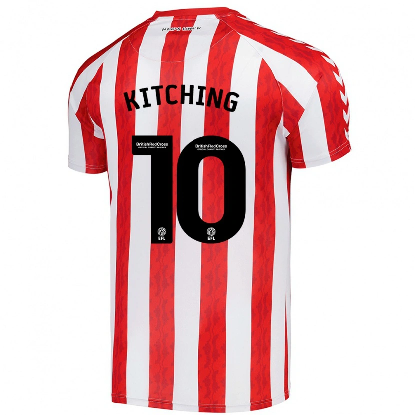 Danxen Damen Katie Kitching #10 Rot Weiß Heimtrikot Trikot 2024/25 T-Shirt