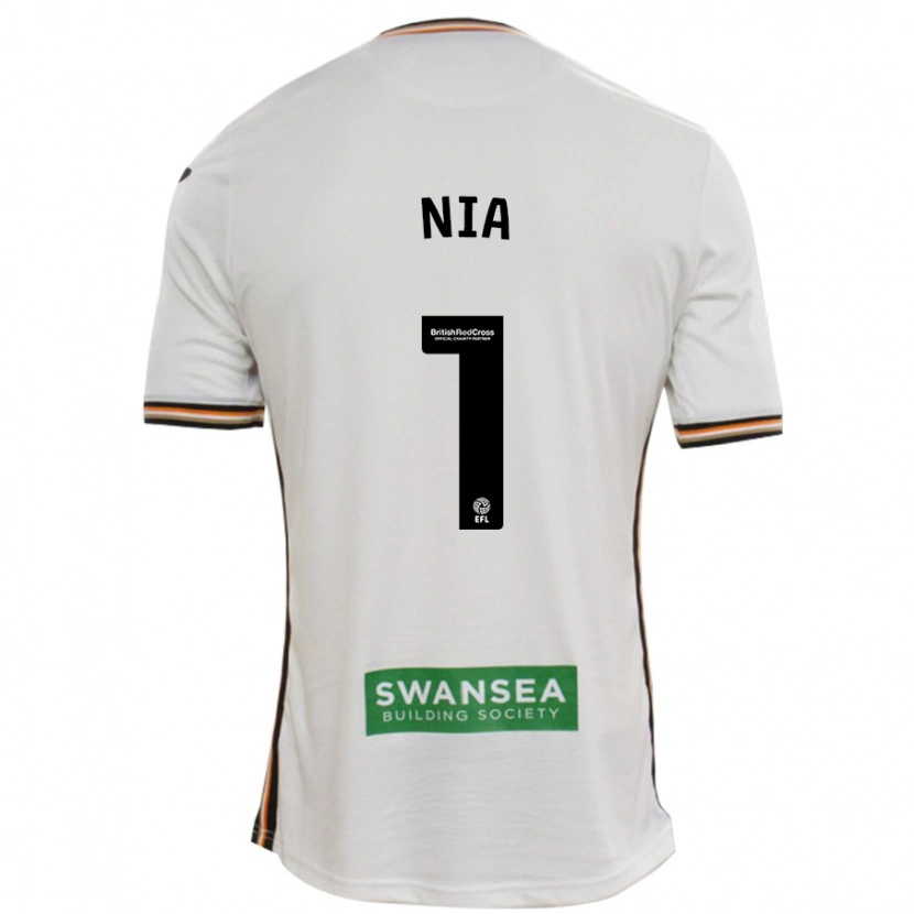 Danxen Damen Ffion Rees Nia #1 Rot Weiß Heimtrikot Trikot 2024/25 T-Shirt