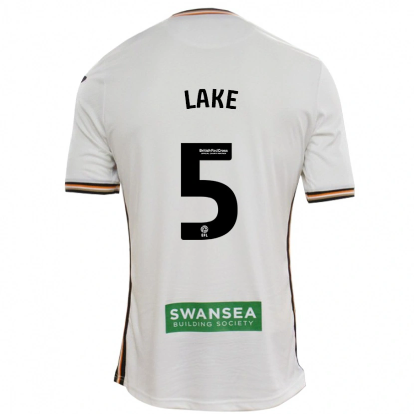 Danxen Damen Ellie Lake #5 Rot Weiß Heimtrikot Trikot 2024/25 T-Shirt