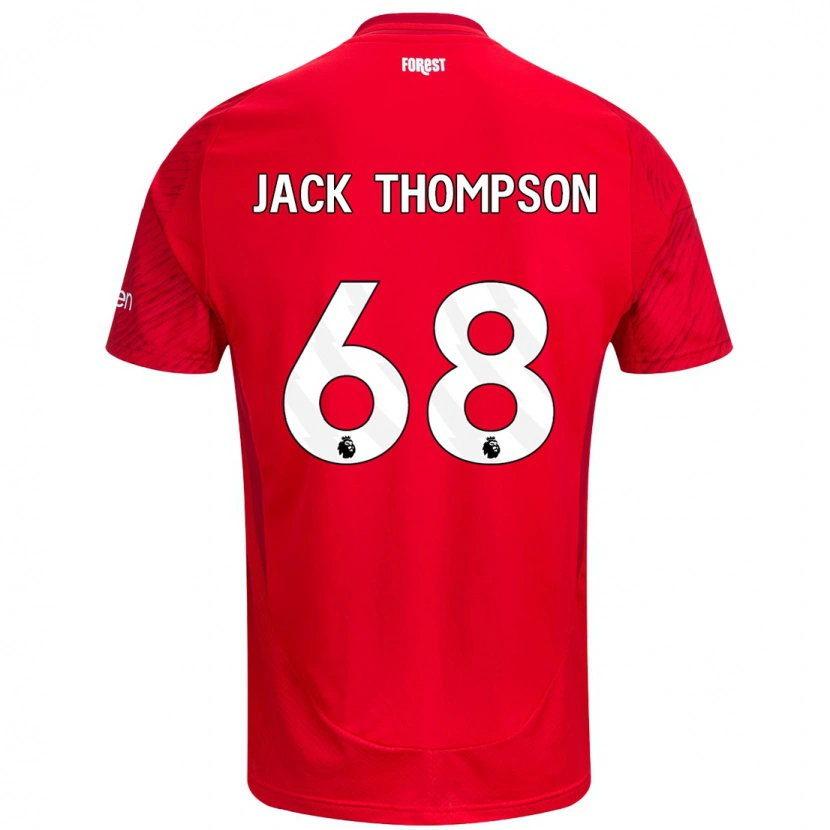 Danxen Damen Jack Thompson #68 Rot Weiß Heimtrikot Trikot 2024/25 T-Shirt