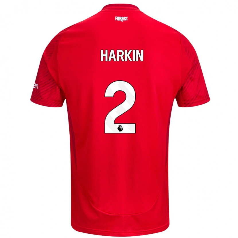 Danxen Damen Lyndsey Harkin #2 Rot Weiß Heimtrikot Trikot 2024/25 T-Shirt