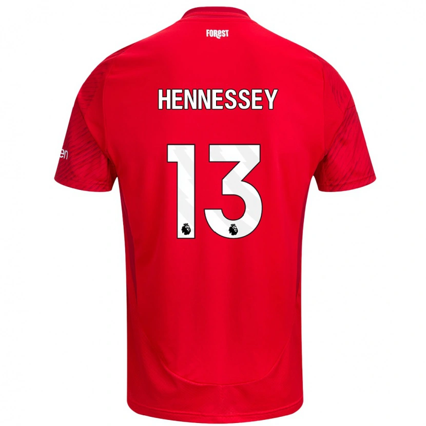 Danxen Damen Wayne Hennessey #13 Rot Weiß Heimtrikot Trikot 2024/25 T-Shirt