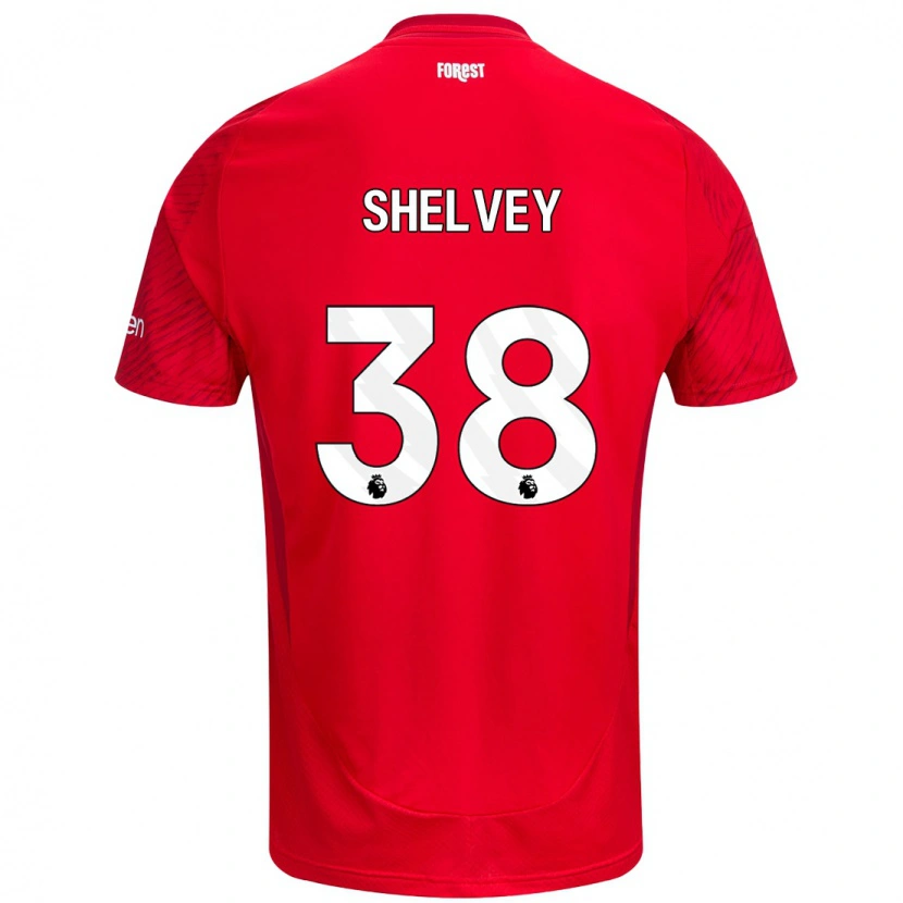 Danxen Damen George Shelvey #38 Rot Weiß Heimtrikot Trikot 2024/25 T-Shirt