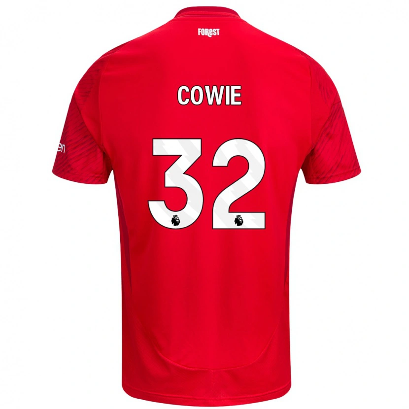 Danxen Damen Abi Cowie #32 Rot Weiß Heimtrikot Trikot 2024/25 T-Shirt