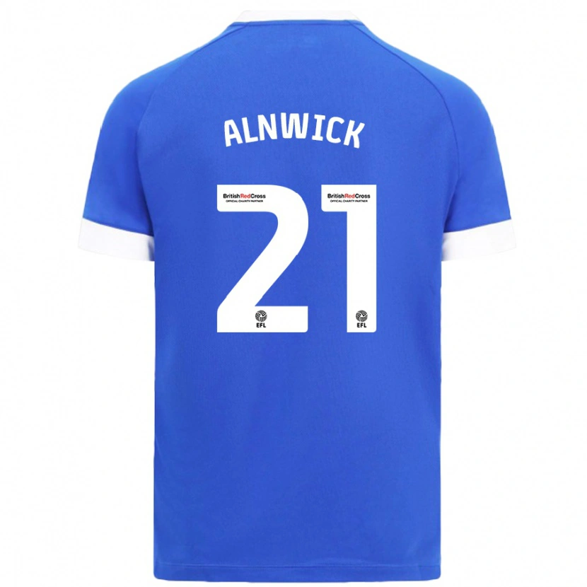 Danxen Damen Jak Alnwick #21 Himmelblau Heimtrikot Trikot 2024/25 T-Shirt