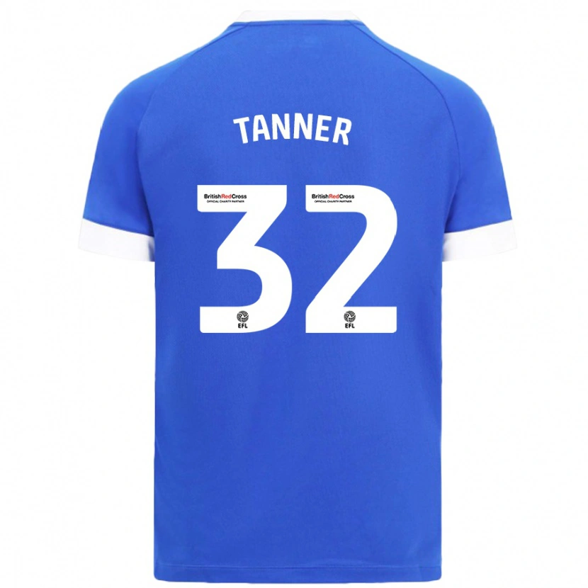 Danxen Damen Ollie Tanner #32 Himmelblau Heimtrikot Trikot 2024/25 T-Shirt