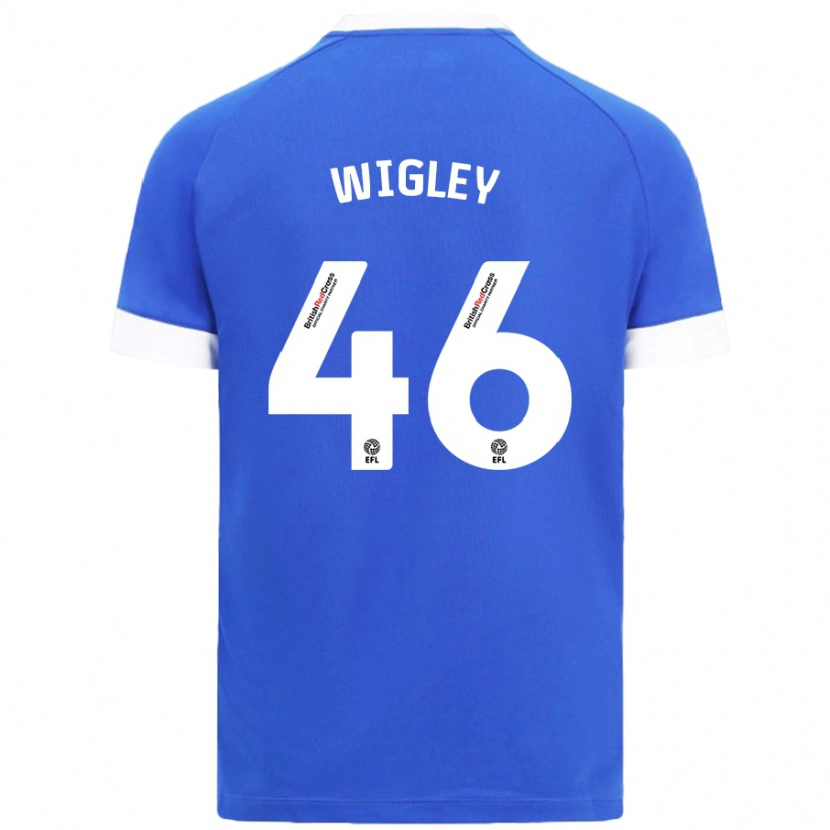 Danxen Damen Morgan Wigley #46 Himmelblau Heimtrikot Trikot 2024/25 T-Shirt