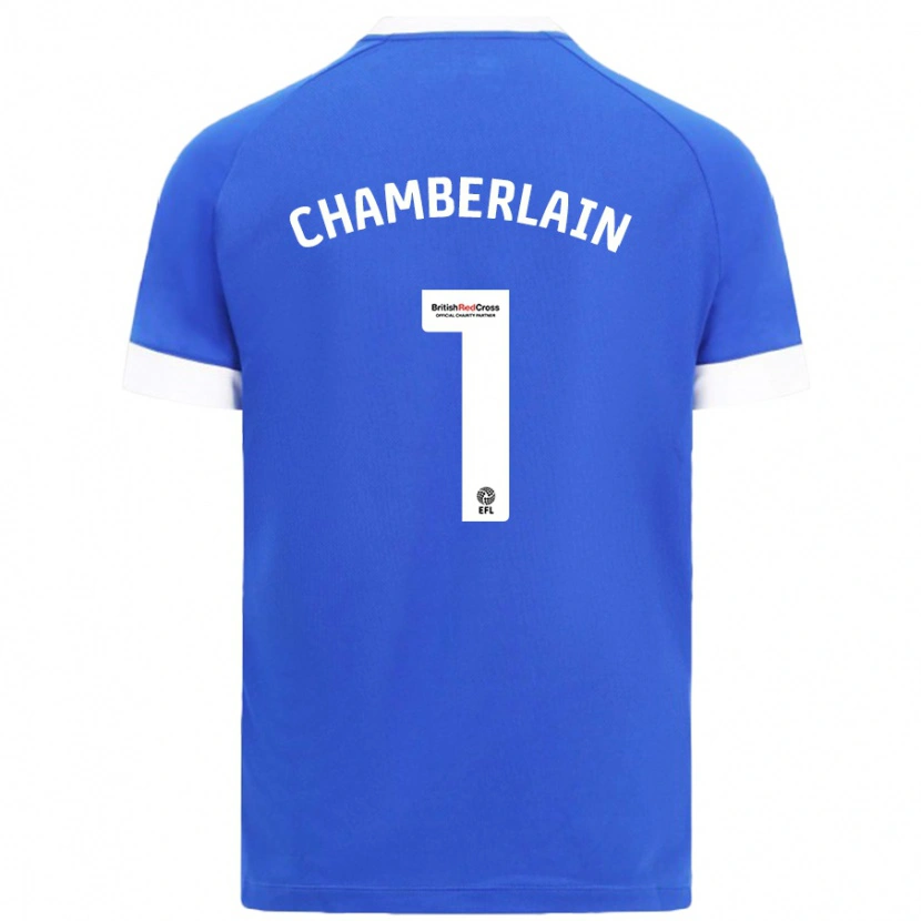 Danxen Damen Ceryn Chamberlain #1 Himmelblau Heimtrikot Trikot 2024/25 T-Shirt