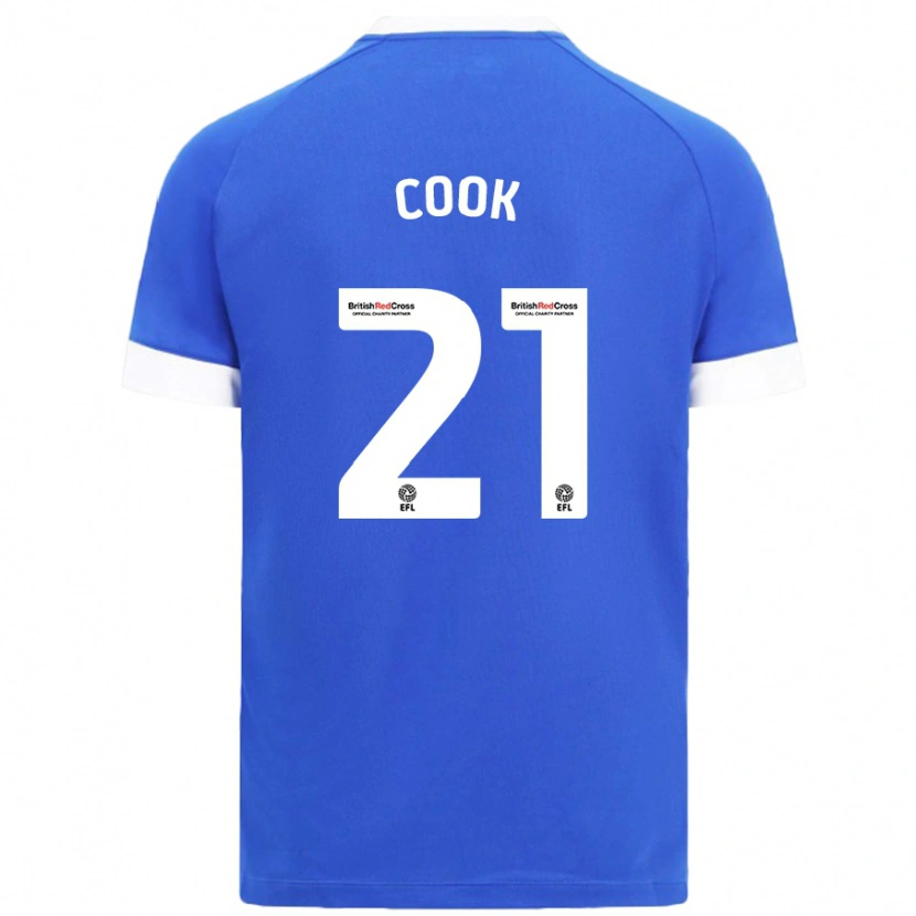 Danxen Damen Mikayla Cook #21 Himmelblau Heimtrikot Trikot 2024/25 T-Shirt