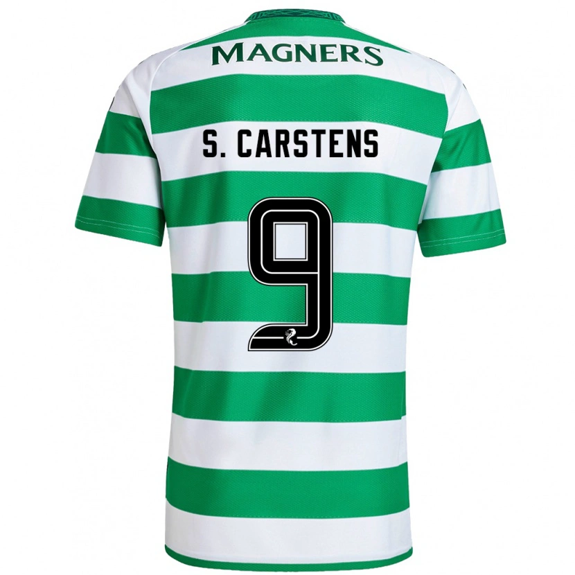 Danxen Damen Signe Carstens #9 Grün Weiß Heimtrikot Trikot 2024/25 T-Shirt