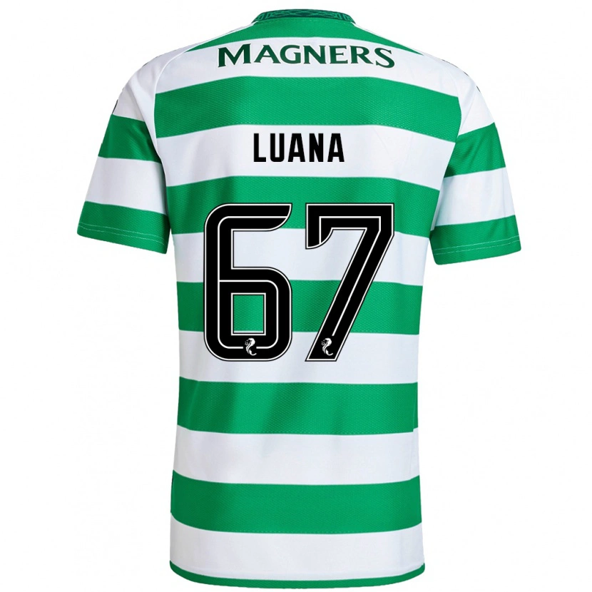 Danxen Damen Luana Muñoz #67 Grün Weiß Heimtrikot Trikot 2024/25 T-Shirt
