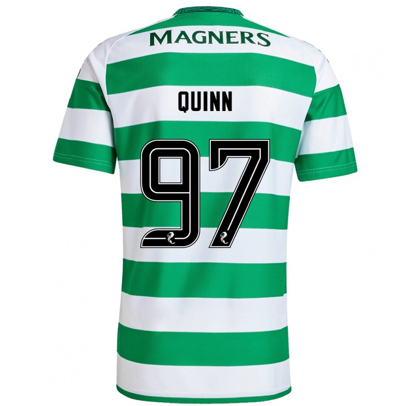 Danxen Damen Ben Quinn #97 Grün Weiß Heimtrikot Trikot 2024/25 T-Shirt