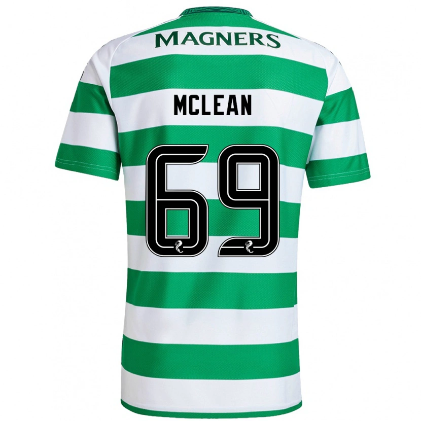 Danxen Damen Kai Mclean #69 Grün Weiß Heimtrikot Trikot 2024/25 T-Shirt