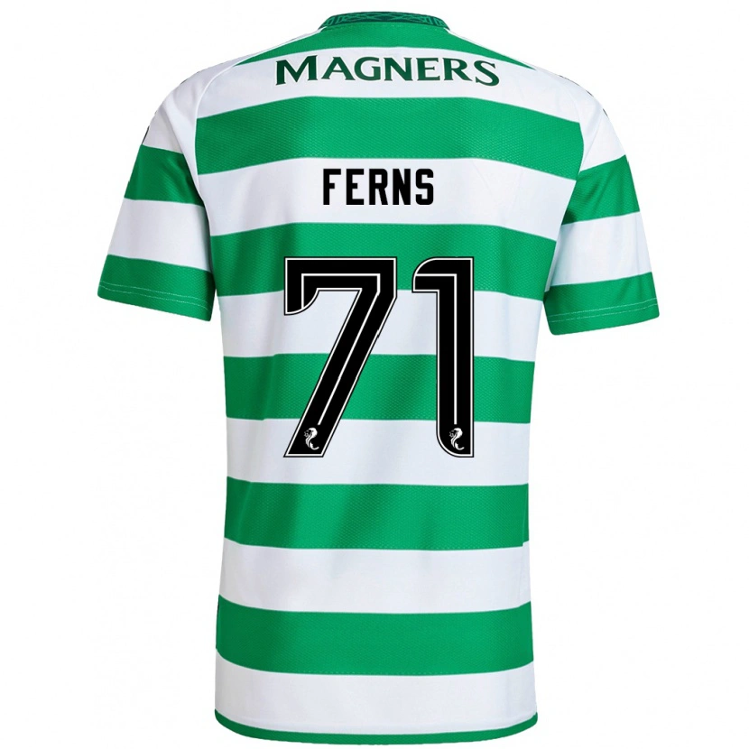 Danxen Damen Abbie Ferns #71 Grün Weiß Heimtrikot Trikot 2024/25 T-Shirt