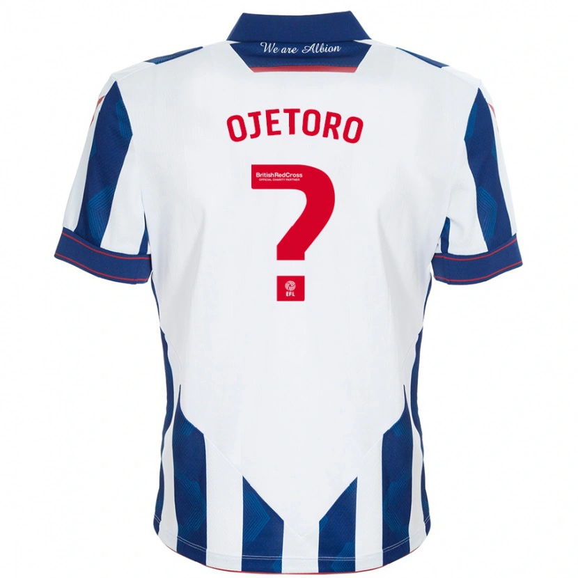 Danxen Damen Wahab Ojetoro #0 Weiß Dunkelblau Heimtrikot Trikot 2024/25 T-Shirt