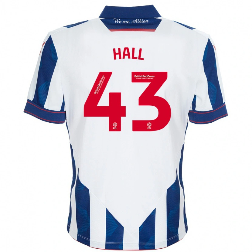 Danxen Damen Reece Hall #43 Weiß Dunkelblau Heimtrikot Trikot 2024/25 T-Shirt