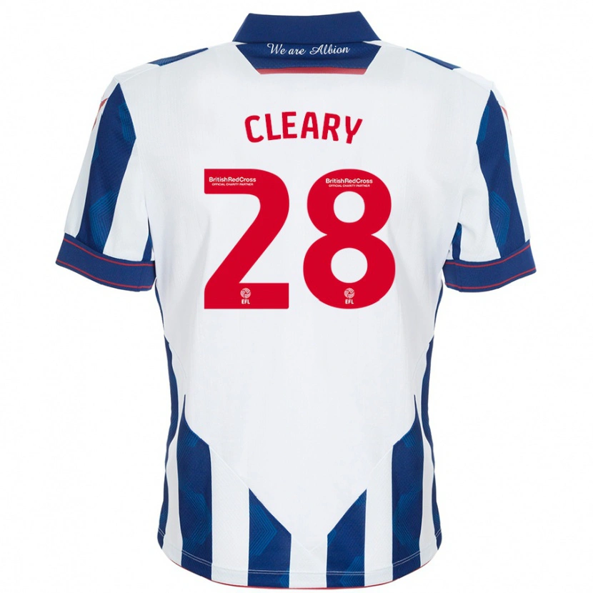 Danxen Damen Reyes Cleary #28 Weiß Dunkelblau Heimtrikot Trikot 2024/25 T-Shirt