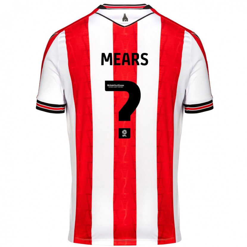Danxen Damen Jaden Mears #0 Rot Weiß Heimtrikot Trikot 2024/25 T-Shirt