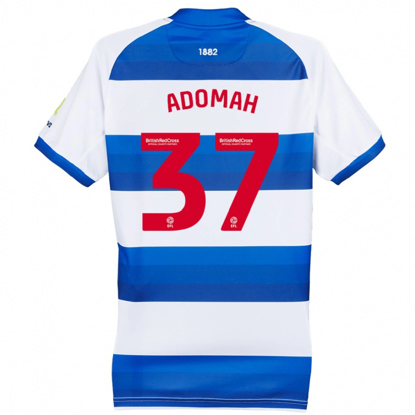 Danxen Damen Albert Adomah #37 Weiß Blau Heimtrikot Trikot 2024/25 T-Shirt