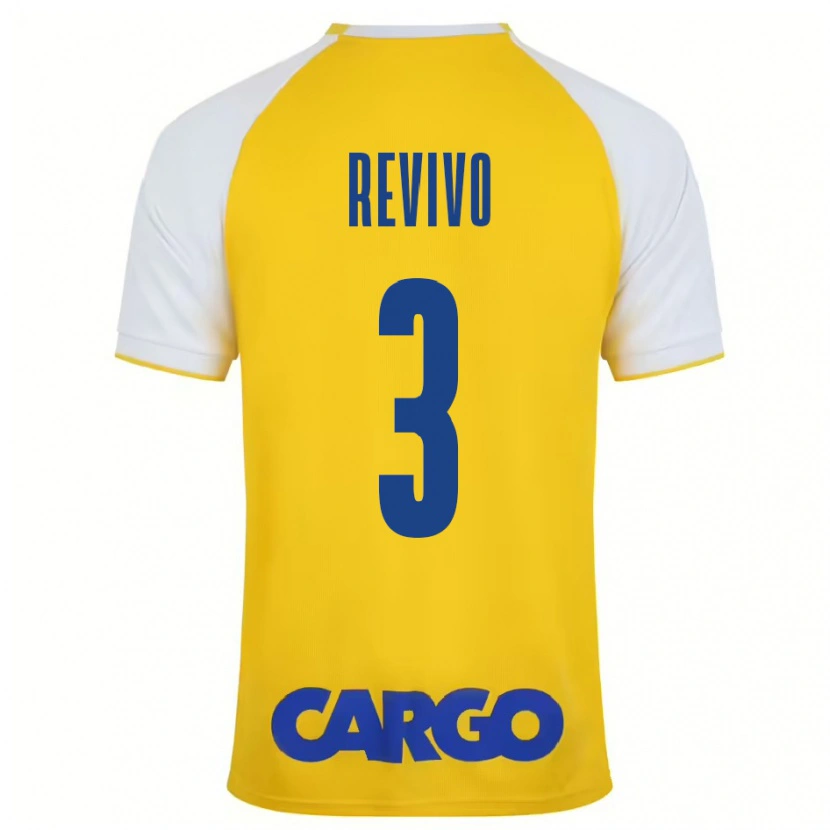 Danxen Damen Roy Revivo #3 Gelb Weiß Heimtrikot Trikot 2024/25 T-Shirt