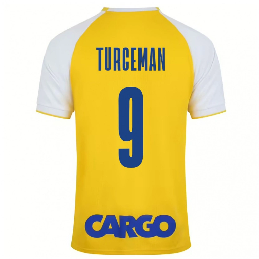 Danxen Damen Dor Turgeman #9 Gelb Weiß Heimtrikot Trikot 2024/25 T-Shirt