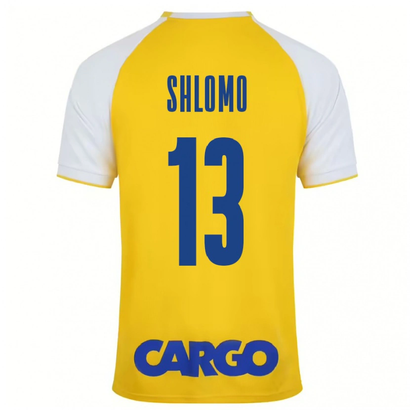Danxen Damen Raz Shlomo #13 Gelb Weiß Heimtrikot Trikot 2024/25 T-Shirt