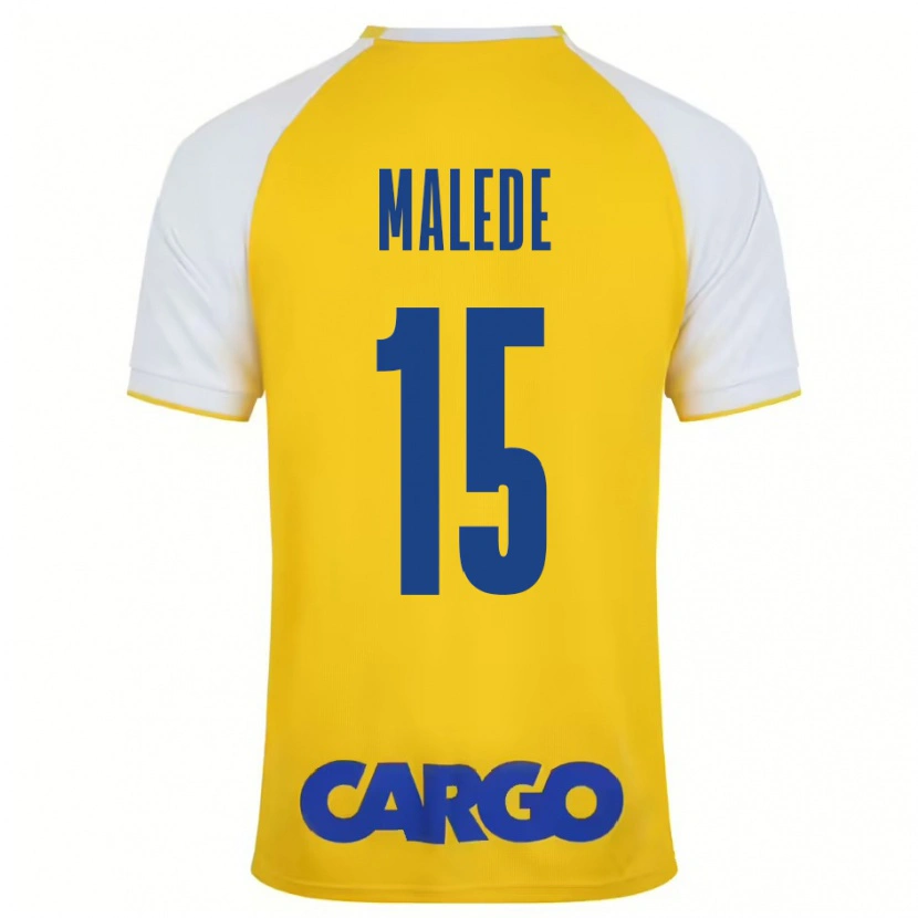 Danxen Damen Yonas Malede #15 Gelb Weiß Heimtrikot Trikot 2024/25 T-Shirt