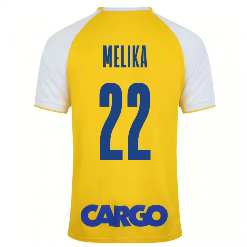 Danxen Damen Ofek Melika #22 Gelb Weiß Heimtrikot Trikot 2024/25 T-Shirt