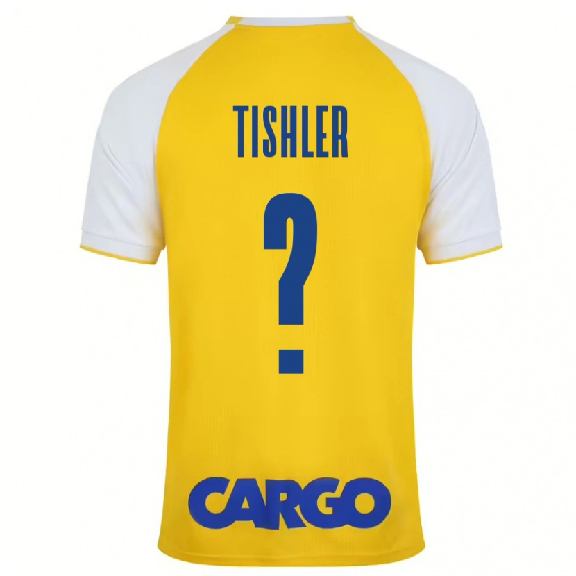 Danxen Damen Daniel Tishler #0 Gelb Weiß Heimtrikot Trikot 2024/25 T-Shirt