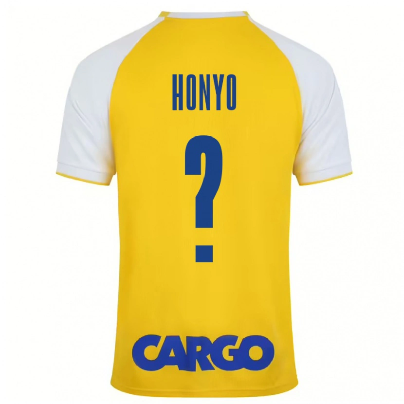 Danxen Damen Yoav Honyo #0 Gelb Weiß Heimtrikot Trikot 2024/25 T-Shirt