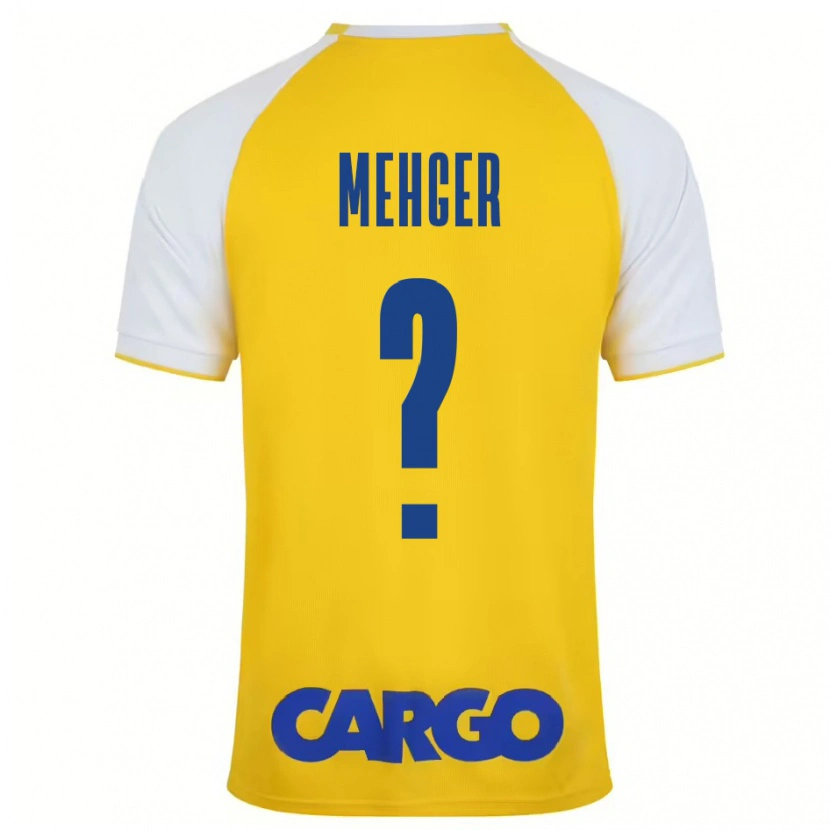 Danxen Damen Itay Mehger #0 Gelb Weiß Heimtrikot Trikot 2024/25 T-Shirt