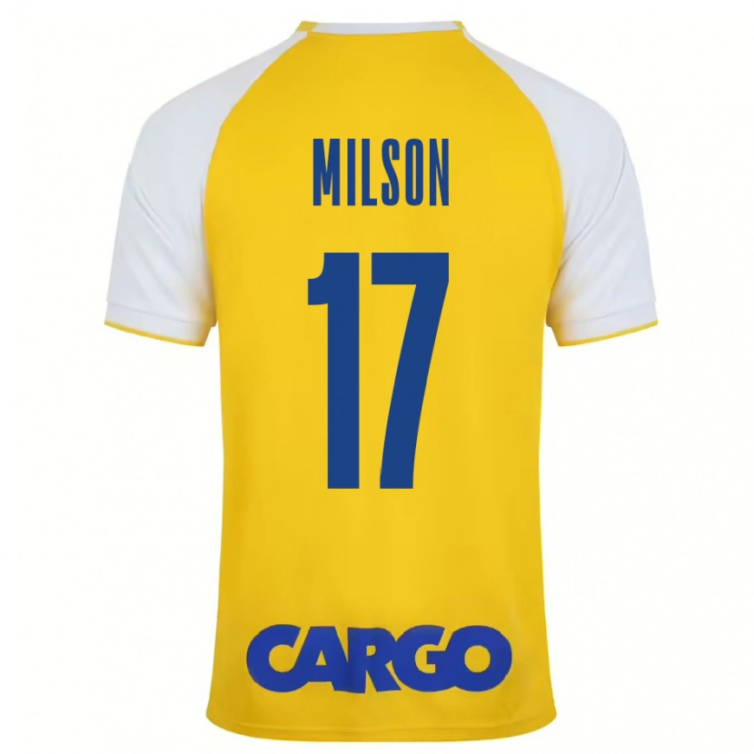 Danxen Damen Milson #17 Gelb Weiß Heimtrikot Trikot 2024/25 T-Shirt